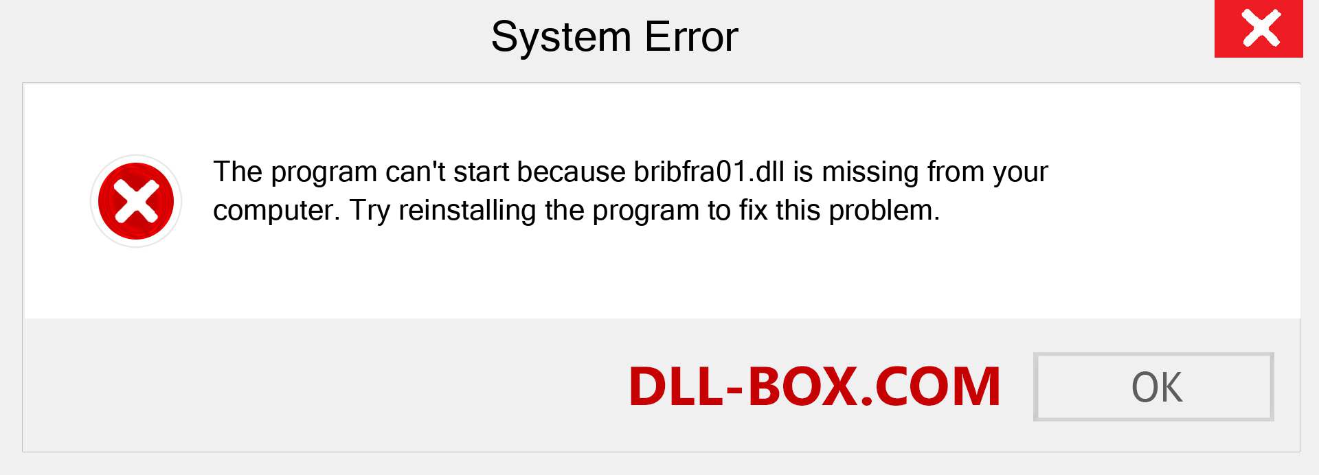  bribfra01.dll file is missing?. Download for Windows 7, 8, 10 - Fix  bribfra01 dll Missing Error on Windows, photos, images